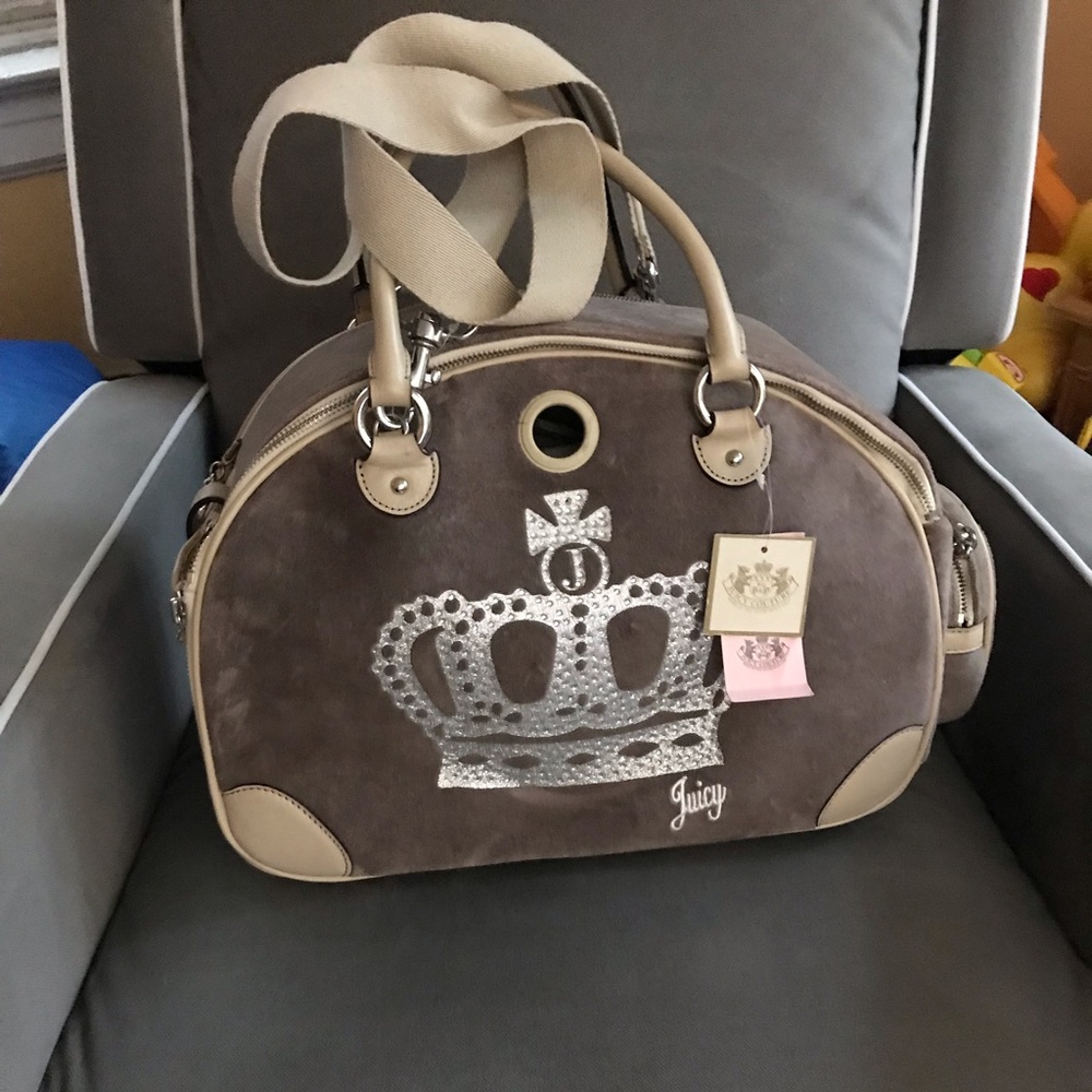 NEW- Juicy Couture Pet Carrier . Never used